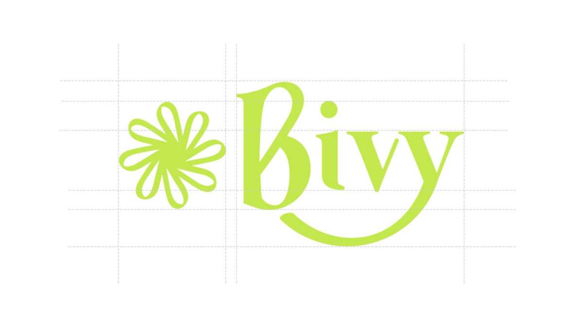 Bivy — logo construction grid
