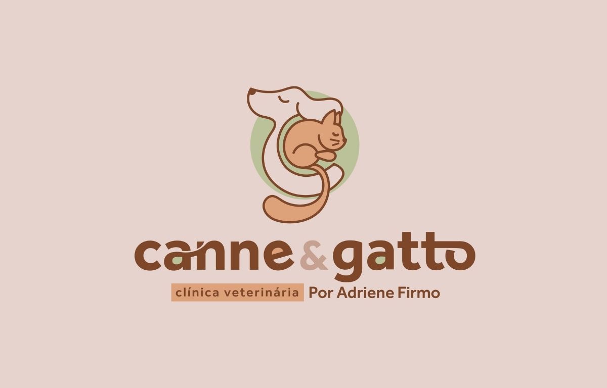Canne & Gatto &mdash; vertical lockup