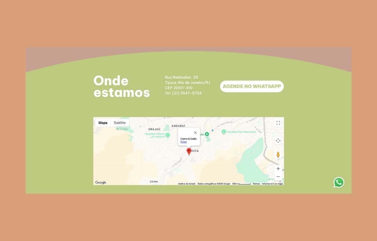 Canne & Gatto &mdash; Website &mdash; website &mdash; location and scheduling