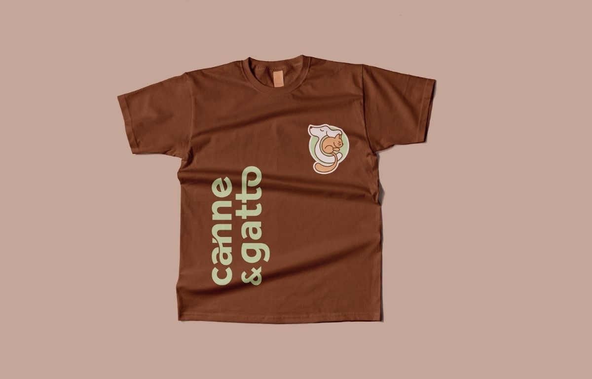 Canne & Gatto &mdash; team t-shirt, front