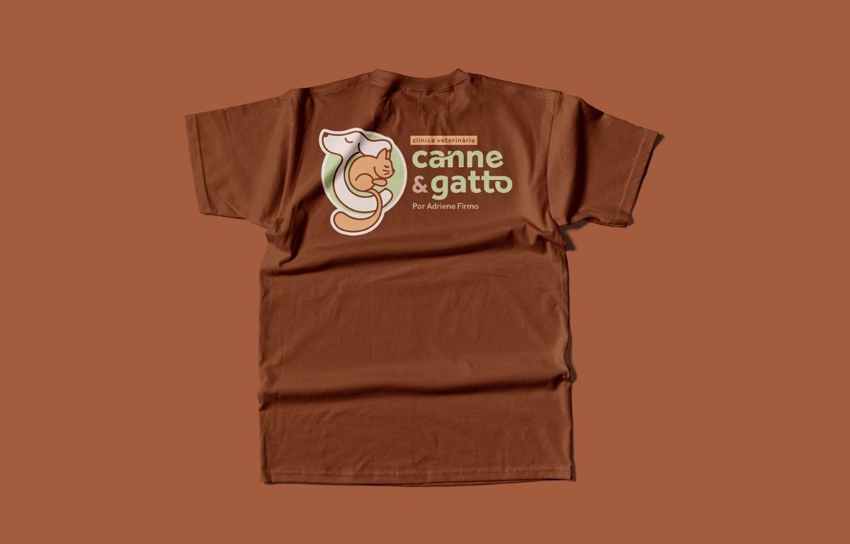 Canne & Gatto &mdash; team t-shirt, back