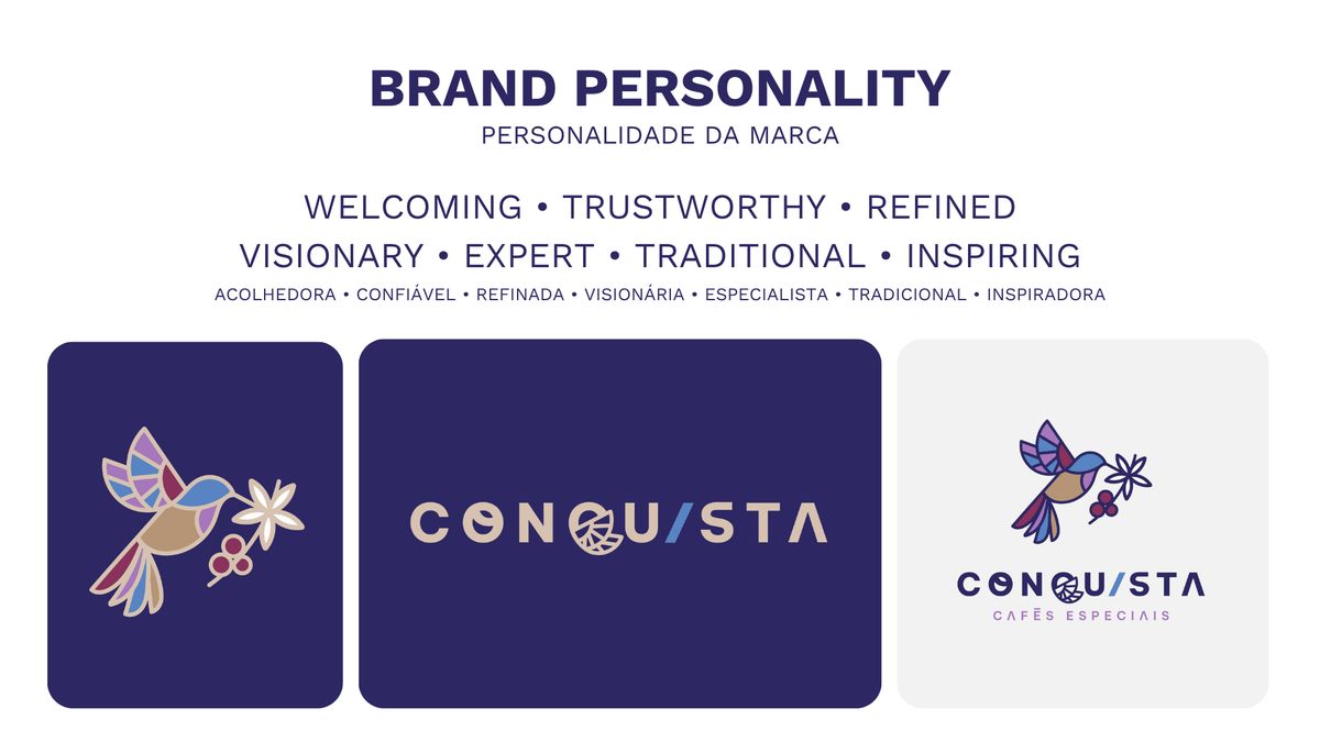 Conquista Cafés — brand personality