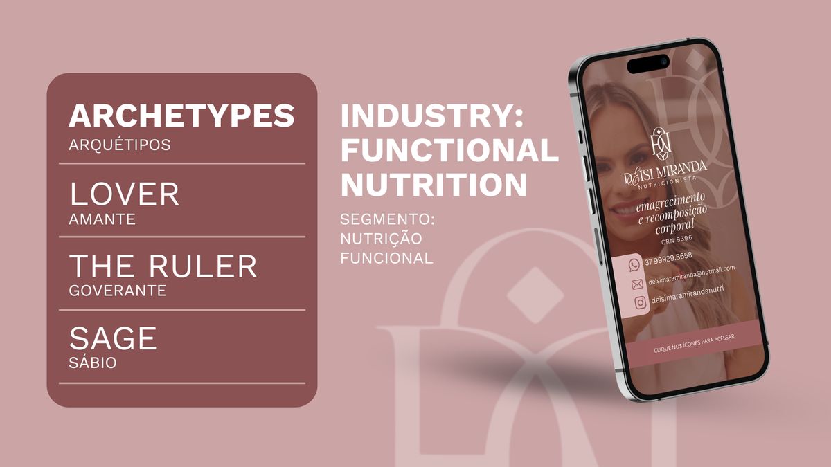 Deisi Miranda — archetypes and app mockup
