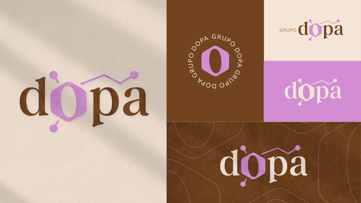 Grupo Dopa &mdash; logo versions and monogram seal