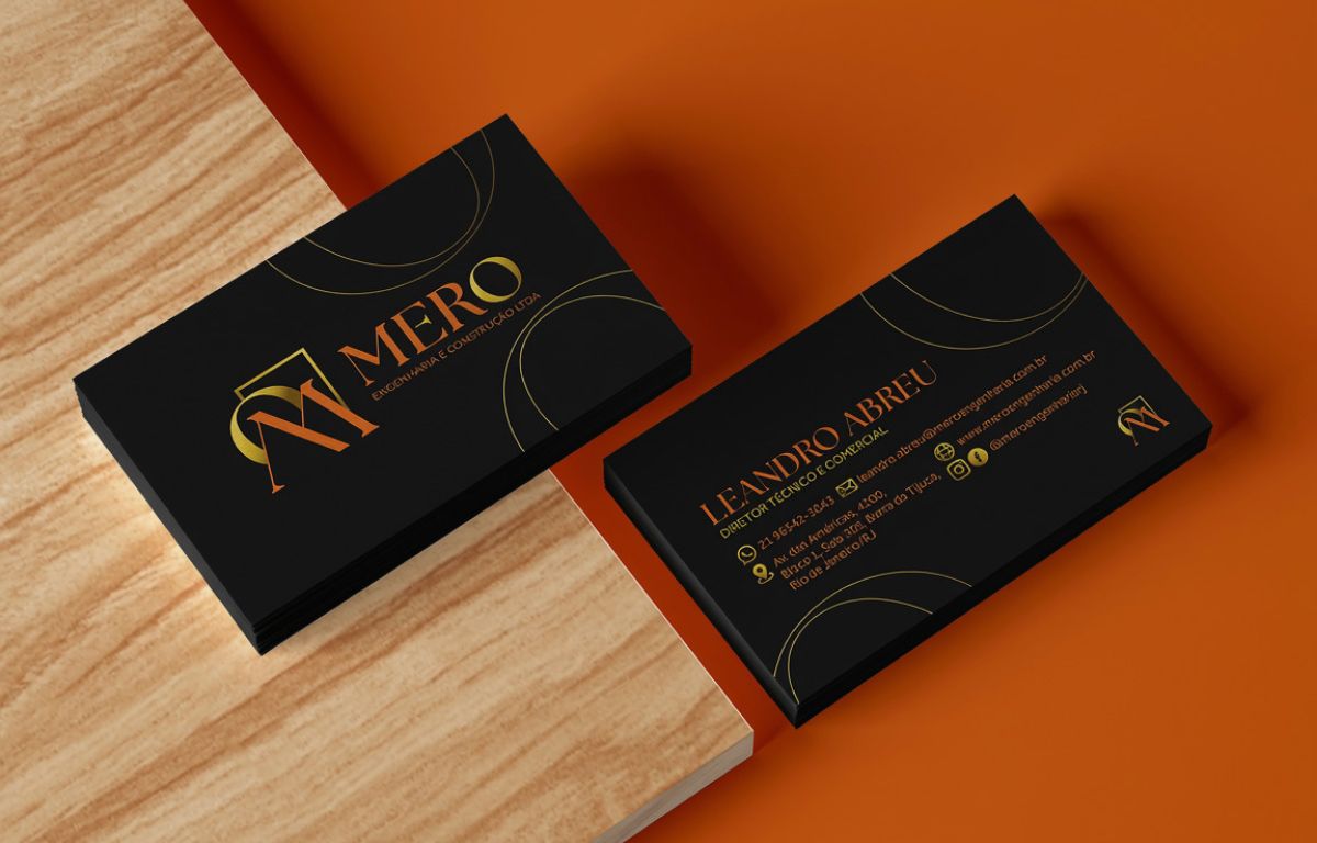 Mero Engenharia &mdash; business cards