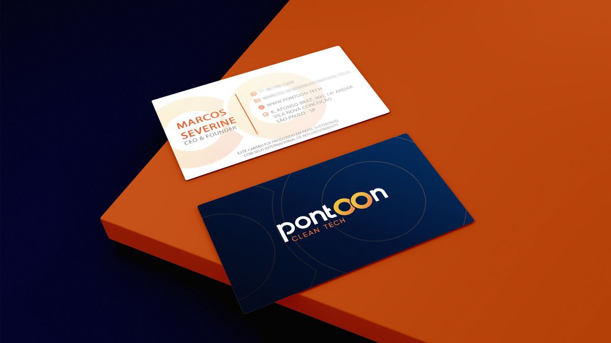 Pontoon — business cards