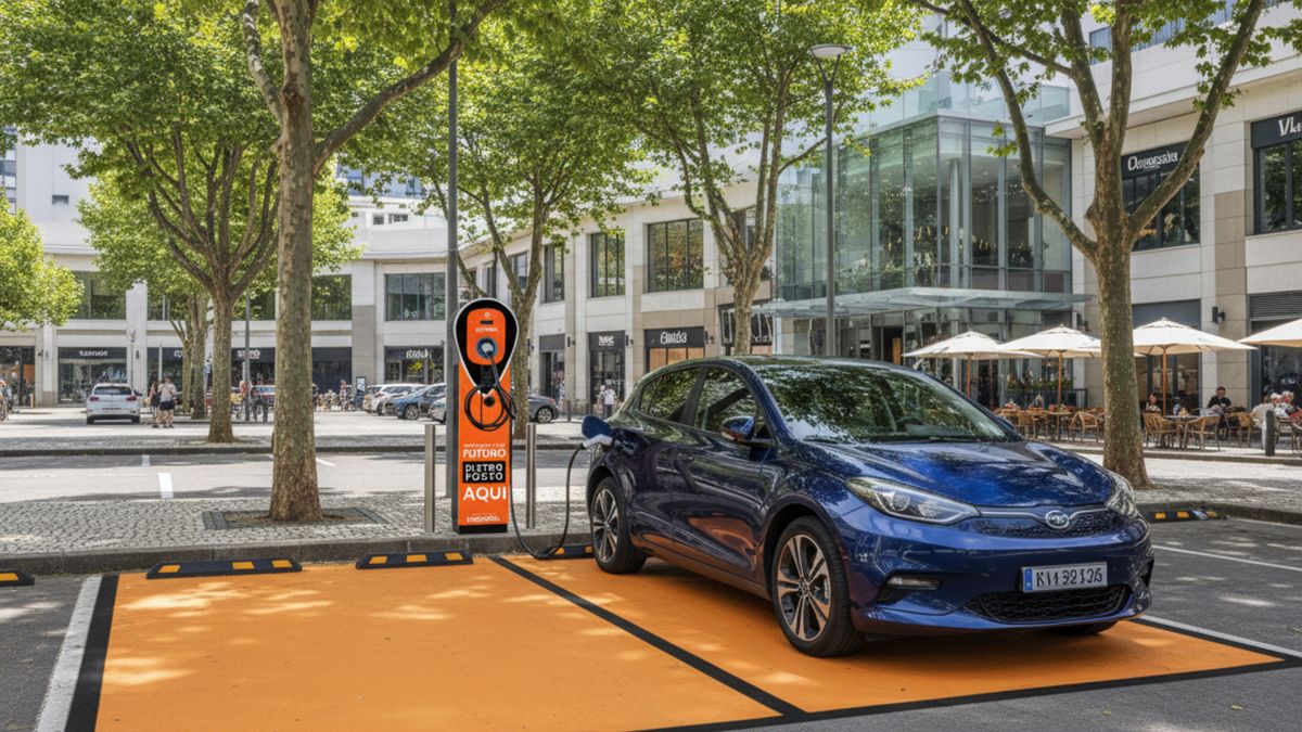 Pontoon — EV charging station, urban