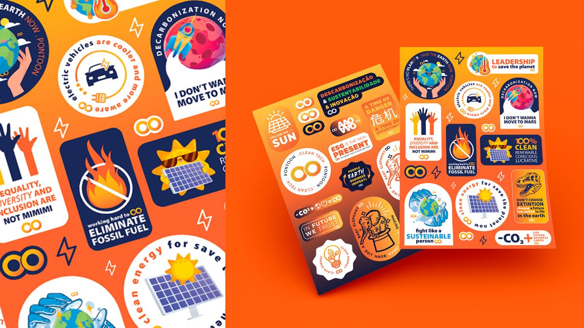 Pontoon — sticker sheet